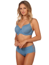 After Eden D-Cup & Up Faro jeans bleu shortie