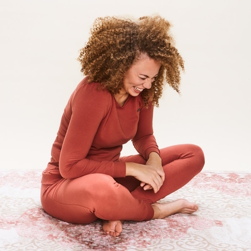 Charlie Choe Wandering Nights terracotta pyjama