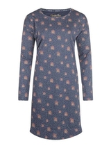 Charlie Choe Wandering Nights bleu marine/print chemise de nuit