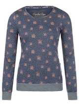 Charlie Choe Wandering Nights bleu marine/print chemise de nuit