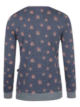 Charlie Choe Wandering Nights bleu marine/print chemise de nuit