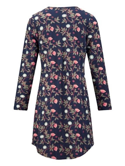 Charlie Choe Rêves mystiques bleu/print chemise de nuit