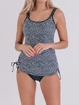 Bomain Ortac Plus bleu marine/blanc tankini set