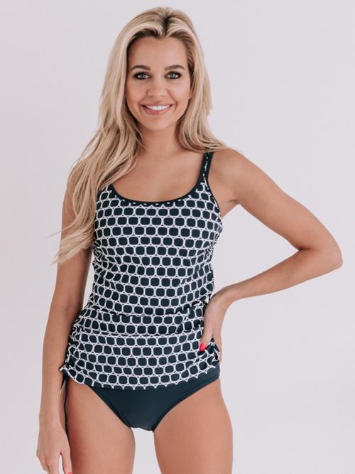 Bomain Dublin bleu/blanc tankini set