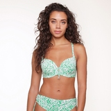 Plage de LingaDore Graminées vert/blanc haut de bikini préformé