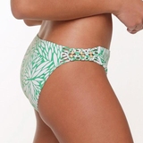 Plage de LingaDore Graminées vert/blanc slip de bikini
