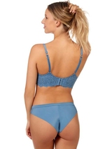 After Eden D-Cup & Up Syl jeans bleu shortie