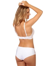 After Eden D-Cup & Up Simone blanc/print slip