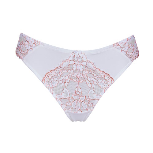 After Eden D-Cup & Up Simone blanc/print culotte string