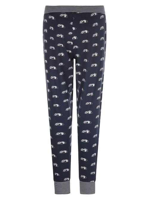 Charlie Choe Into The Wild bleu marine/blanc pantalon de pyjama