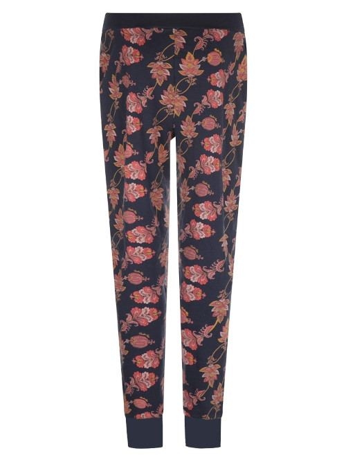 Charlie Choe Flore sauvage bleu marine/print pantalon de pyjama