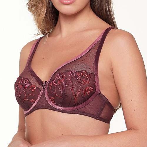 LingaDore Winetasting bordeaux soutien-gorge sans forme