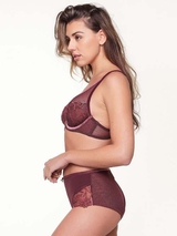 LingaDore Winetasting bordeaux soutien-gorge sans forme