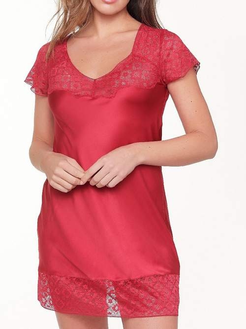 LingaDore Earth Red rouge chemise de nuit