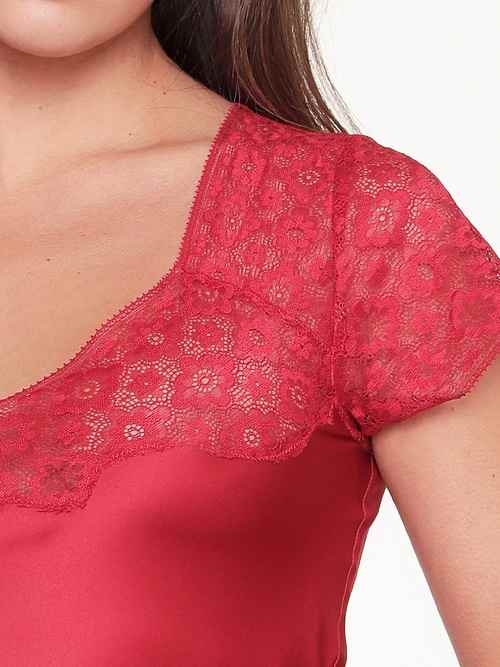 LingaDore Earth Red rouge chemise de nuit