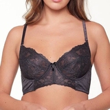 LingaDore Dark Snake bleu marine soutien-gorge sans forme