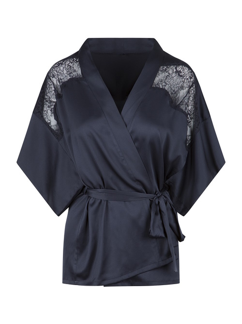 LingaDore Night Dark Snake bleu marine kimono