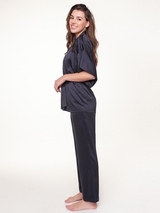 LingaDore Night Dark Snake bleu marine kimono