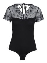 LingaDore Black Lace noir corselet
