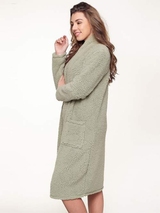LingaDore Night Fluffy vert peignoir