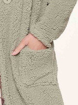 LingaDore Night Fluffy vert peignoir