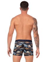 Muchachomalo Lion bleu/print boxer