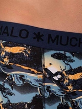 Muchachomalo Lion bleu/print boxer