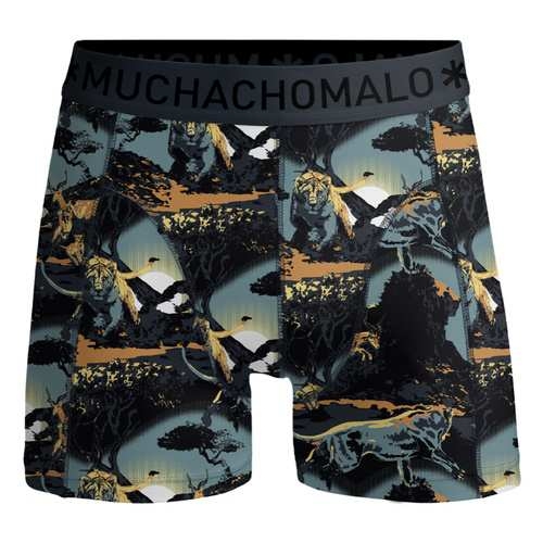 Muchachomalo Lion bleu/print boxer pour hommes
