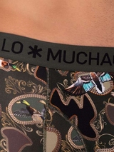 Muchachomalo Canard noir/kaki boxer pour hommes