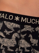 Muchachomalo Canard noir/print boxer pour hommes