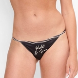 LingaDore Striped Zebra noir/print slip
