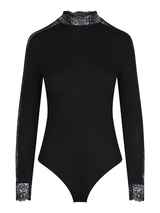 LingaDore Edgy Black noir corselet