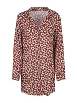 LingaDore Night Love marron/print chemise de nuit
