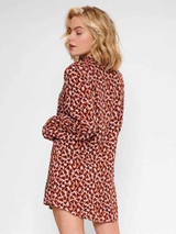 LingaDore Night Love marron/print chemise de nuit