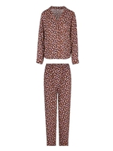 LingaDore Night Love marron/print pyjama