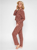 LingaDore Night Love marron/print pyjama
