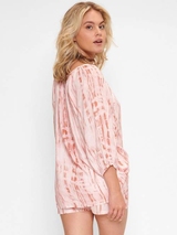 LingaDore Night Tie-Dye Hippie orange/print chemise de nuit