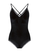 LingaDore Velvet noir corselet