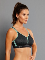 Anita Active Performance noir/bleu soutien-gorge de sport