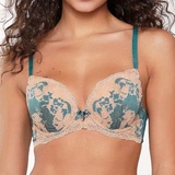 LingaDore  Turquoise & Sand turquoise/print soutien-gorge push up