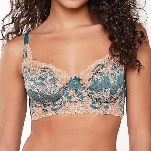 LingaDore  Turquoise & Sand turquoise/print soutien-gorge sans forme