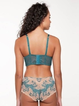 LingaDore  Turquoise & Sand turquoise/print soutien-gorge sans forme