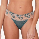 LingaDore  Turquoise & Sand turquoise/print culotte string