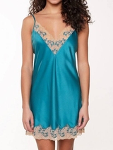 LingaDore Night Turquoise & Sand turquoise/print nuisette