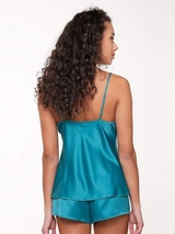 LingaDore Night Turquoise & Sand turquoise/print pantalon de pyjama