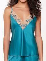 LingaDore Night Turquoise & Sand turquoise chemise de nuit
