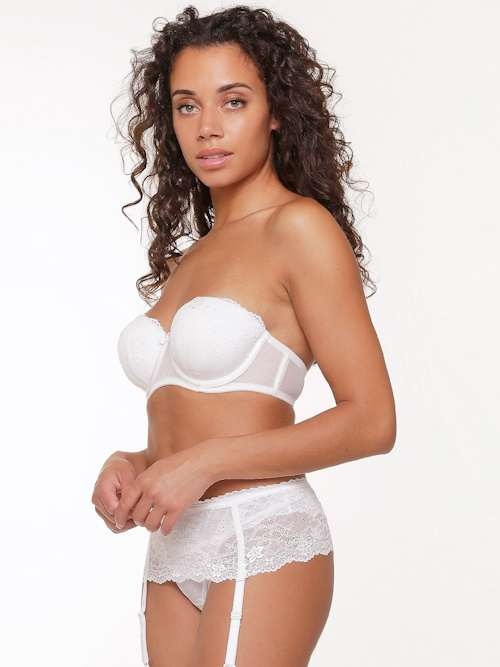 LingaDore Quotidien Strapless ivoire soutien-gorge rembourré