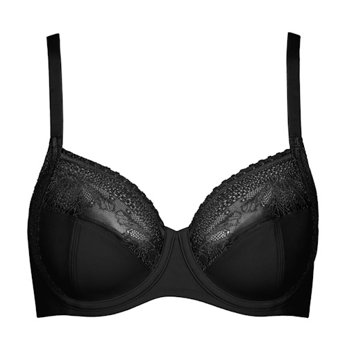 Lisca Gina noir soutien-gorge sans forme