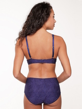 LingaDore Quotidien Maxi Slip bleu/print haut slip