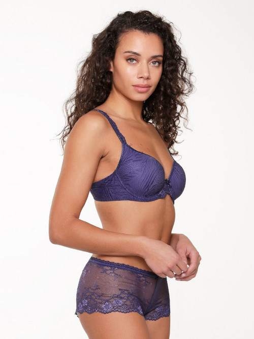 LingaDore Quotidien Basic bleu/print shortie